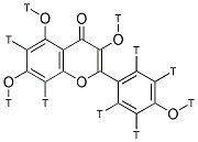 KAEMPFEROL, [3H]- Struktur