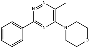 6-METHYL-5-MORPHOLINO-3-PHENYL-1,2,4-TRIAZINE Struktur