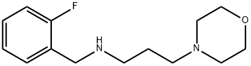 (2-FLUORO-BENZYL)-(3-MORPHOLIN-4-YL-PROPYL)-AMINE Struktur