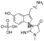 5-HYDROXY[SIDE CHAIN-2-14C] TRYPTAMINE, CREATININE SULFATE Struktur