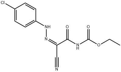 ETHYL N-(2-[(Z)-2-(4-CHLOROPHENYL)HYDRAZONO]-2-CYANOACETYL)CARBAMATE Struktur