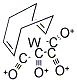 TETRACARBONYL(1,5-CYCLOOCTADIENE)TUNGSTEN Struktur