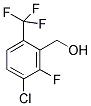 3-CHLORO-2-FLUORO-6-(TRIFLUOROMETHYL)BENZYL ALCOHOL Struktur