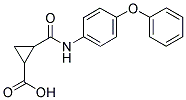 2-(N-(4-PHENOXYPHENYL)CARBAMOYL)CYCLOPROPANECARBOXYLIC ACID Struktur