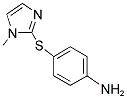 4-[(1-METHYL-1H-IMIDAZOL-2-YL)THIO]ANILINE Struktur