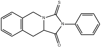 2-PHENYL-3-THIOXO-2,3,10,10A-TETRAHYDROIMIDAZO[1,5-B]ISOQUINOLIN-1(5H)-ONE Struktur