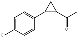 1-[2-(4-CHLOROPHENYL)CYCLOPROPYL]-1-ETHANONE Struktur