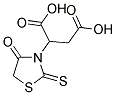 2-(4-OXO-2-THIOXO-1,3-THIAZOLIDIN-3-YL)SUCCINIC ACID Struktur