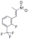 2'-FLUORO-BETA-METHYL-BETA-NITRO-3'-(TRIFLUOROMETHYL)STYRENE Struktur