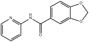 N-PYRIDIN-2-YL-1,3-BENZODIOXOLE-5-CARBOXAMIDE Struktur