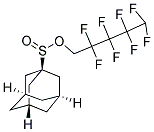 2,2,3,3,4,4,5,5-OCTAFLUOROPENTYL ADAMANTANE-1-SULFINATE Struktur