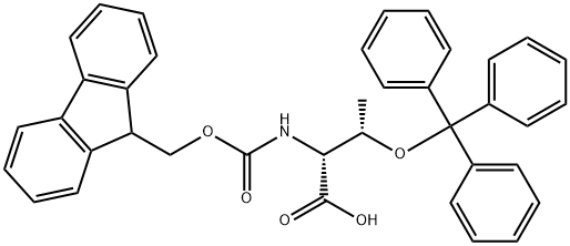 FMOC-D-THR(TRT)-OH Struktur