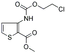 METHYL 3-([(2-CHLOROETHOXY)CARBONYL]AMINO)THIOPHENE-2-CARBOXYLATE Struktur