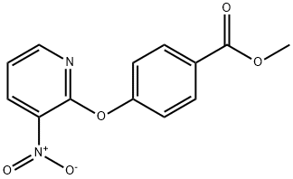 METHYL 4-[(3-NITRO-2-PYRIDINYL)OXY]BENZENECARBOXYLATE Struktur