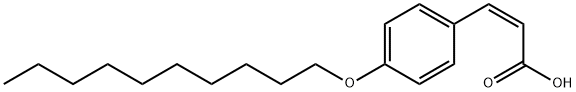 (Z)-3-[4-(DECYLOXY)PHENYL]-2-PROPENOIC ACID Struktur