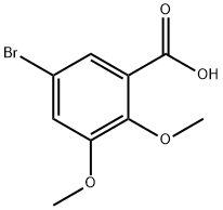 5-BROMO-2,3-DIMETHOXY-BENZOIC ACID Struktur