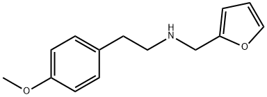 N-(2-FURYLMETHYL)-N-[2-(4-METHOXYPHENYL)ETHYL]AMINE Struktur