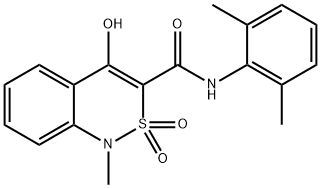 N-(2,6-DIMETHYLPHENYL)-4-HYDROXY-1-METHYL-2,2-DIOXO-1,2-DIHYDRO-2LAMBDA6,1-BENZOTHIAZINE-3-CARBOXAMIDE Struktur