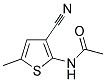 N-(3-CYANO-5-METHYL-2-THIENYL)ACETAMIDE Struktur