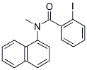 N-METHYL-N-(1-NAPHTHYL)-2-IODOBENZAMIDE Struktur