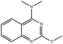 N,N-DIMETHYL-2-(METHYLSULFANYL)-4-QUINAZOLINAMINE Struktur