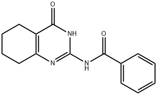 N-(4-OXO-3,4,5,6,7,8-HEXAHYDRO-2-QUINAZOLINYL)BENZENECARBOXAMIDE Struktur