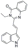 3-ETHYL-2-[(E)-2-(1H-INDOL-3-YL)VINYL]QUINAZOLIN-4(3H)-ONE Struktur