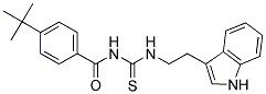 1-(4-(TERT-BUTYL)BENZOYL)-3-(2-INDOL-3-YLETHYL)THIOUREA Struktur