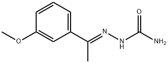 2-[(E)-1-(3-METHOXYPHENYL)ETHYLIDENE]-1-HYDRAZINECARBOXAMIDE Struktur