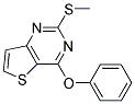 2-(METHYLSULFANYL)-4-PHENOXYTHIENO[3,2-D]PYRIMIDINE Struktur