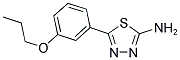 5-(3-PROPOXY-PHENYL)-[1,3,4]THIADIAZOL-2-YLAMINE Struktur