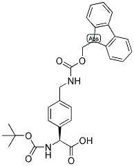 BOC-L-PHG(4-CH2NH-FMOC) Struktur