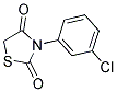 3-(3-CHLOROPHENYL)-1,3-THIAZOLANE-2,4-DIONE Struktur