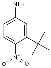 3-TERT-BUTYL-4-NITROANILINE Struktur