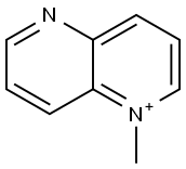 1-METHYL[1,5]NAPHTHYRIDIN-1-IUM Struktur