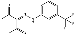 2,3,4-PENTANETRIONE 3-(N-[3-(TRIFLUOROMETHYL)PHENYL]HYDRAZONE) Struktur