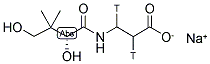 PANTOTHENIC ACID SODIUM SALT, D-, [2,3-3H] Struktur