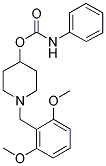 PHENYLCARBAMIC ACID, 1-(2,6-DIMETHOXYBENZYL)PIPERIDIN-4-YL ESTER Struktur