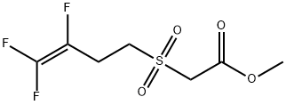 METHYL 2-[(3,4,4-TRIFLUORO-3-BUTENYL)SULFONYL]ACETATE Struktur