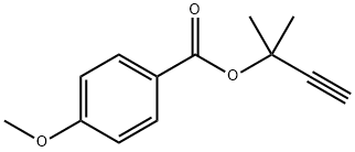 1,1-DIMETHYL-2-PROPYNYL-4-METHOXYBENZOATE Struktur