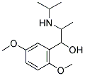 1-(2,5-DIMETHOXYPHENYL)-2-(ISOPROPYLAMINO)-1-PROPANOL Struktur