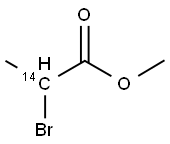 METHYL-2-BROMOPROPIONATE, [2-14C] Struktur