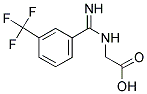 2-((IMINO[3-(TRIFLUOROMETHYL)PHENYL]METHYL)AMINO)ACETIC ACID Struktur