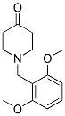 1-(2,6-DIMETHOXYBENZYL)PIPERIDIN-4-ONE Struktur