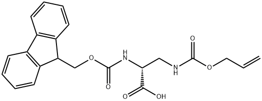 FMOC-D-DAP(ALOC)-OH Struktur