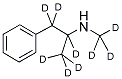 DL-METHAMPHETAMINE-D9 Struktur