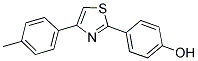 4-(4-P-TOLYLTHIAZOL-2-YL)PHENOL Struktur