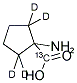 CYCLOLEUCINE (CARBOXYL-13C; 2,2,5,5-D4) Struktur