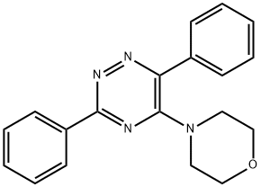 5-MORPHOLINO-3,6-DIPHENYL-1,2,4-TRIAZINE Struktur