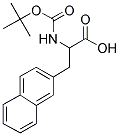 2-TERT-BUTOXYCARBONYLAMINO-3-NAPHTHALEN-2-YL-PROPIONIC ACID Struktur